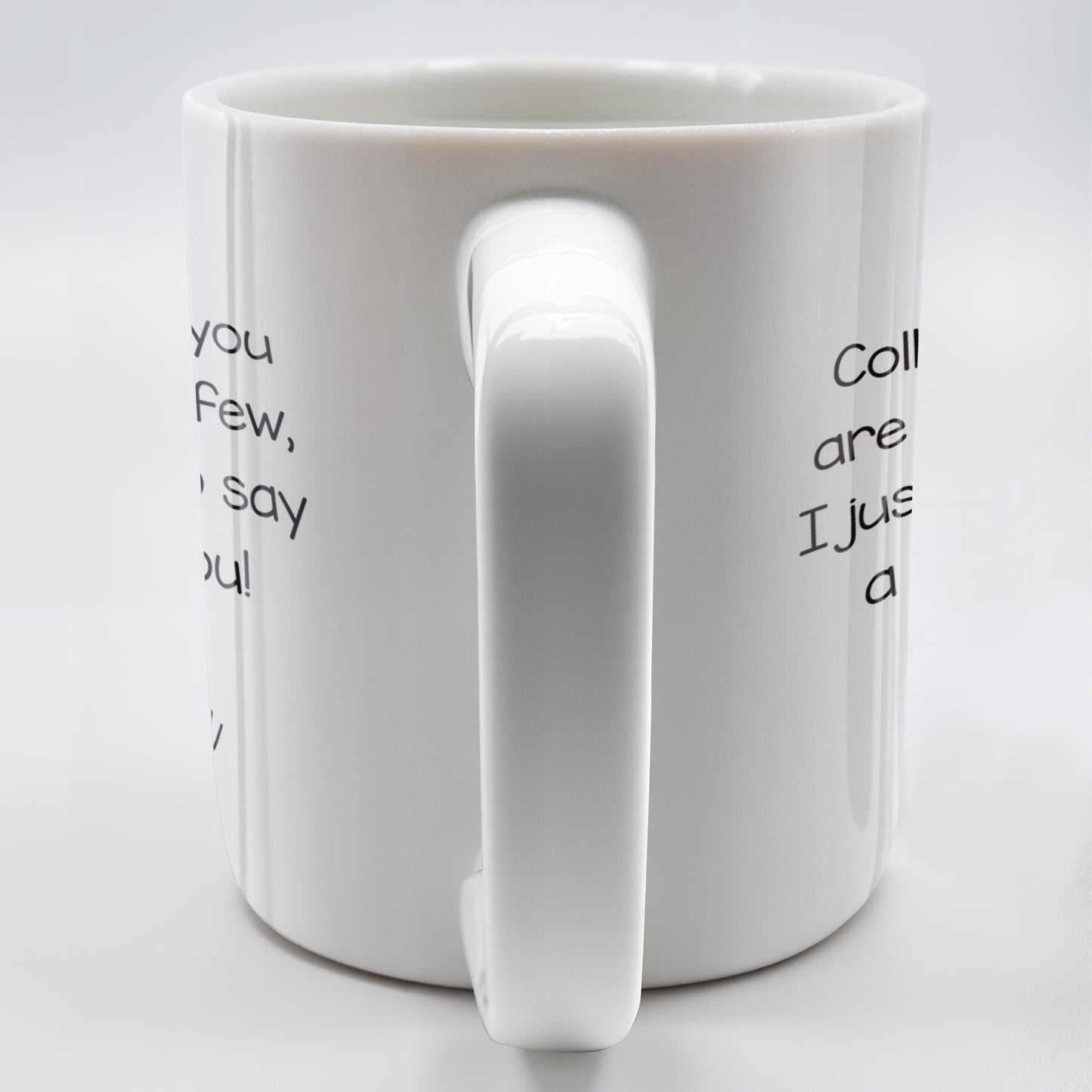 Thank You Colleague Special And Few With Heart - Personalized Custom Coffee Mug - COL102_MG