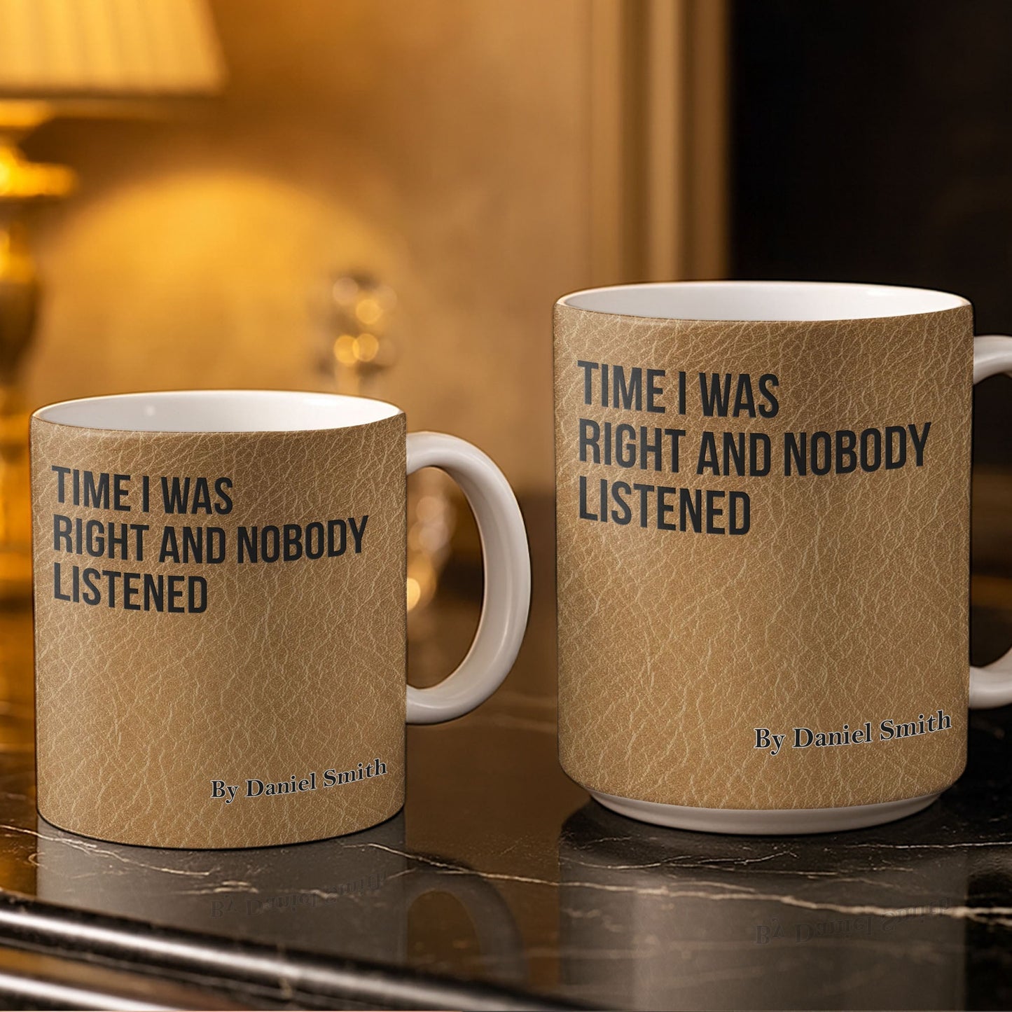 Time I Was Right, Book Style Coffee Mug - Personalized Custom Coffee Mug - COL120_MG