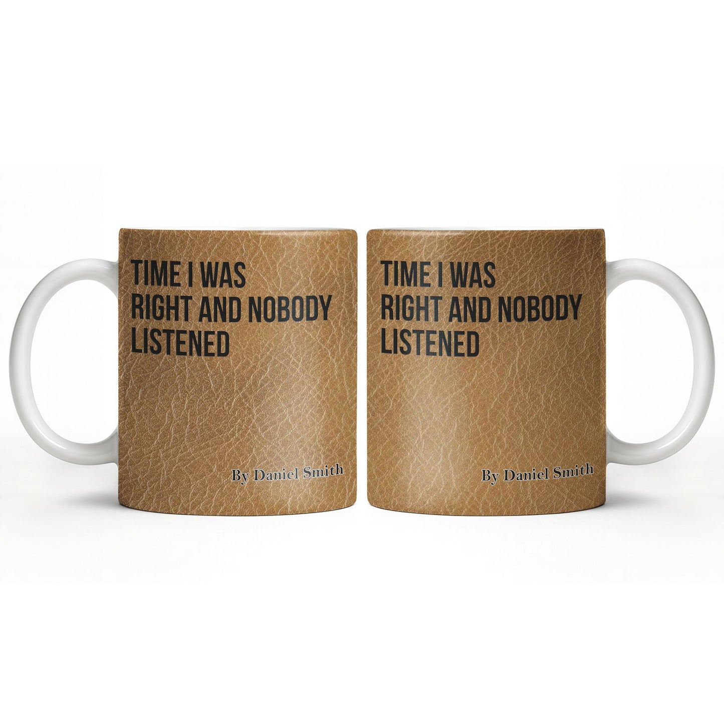 Time I Was Right, Book Style Coffee Mug - Personalized Custom Coffee Mug - COL120_MG