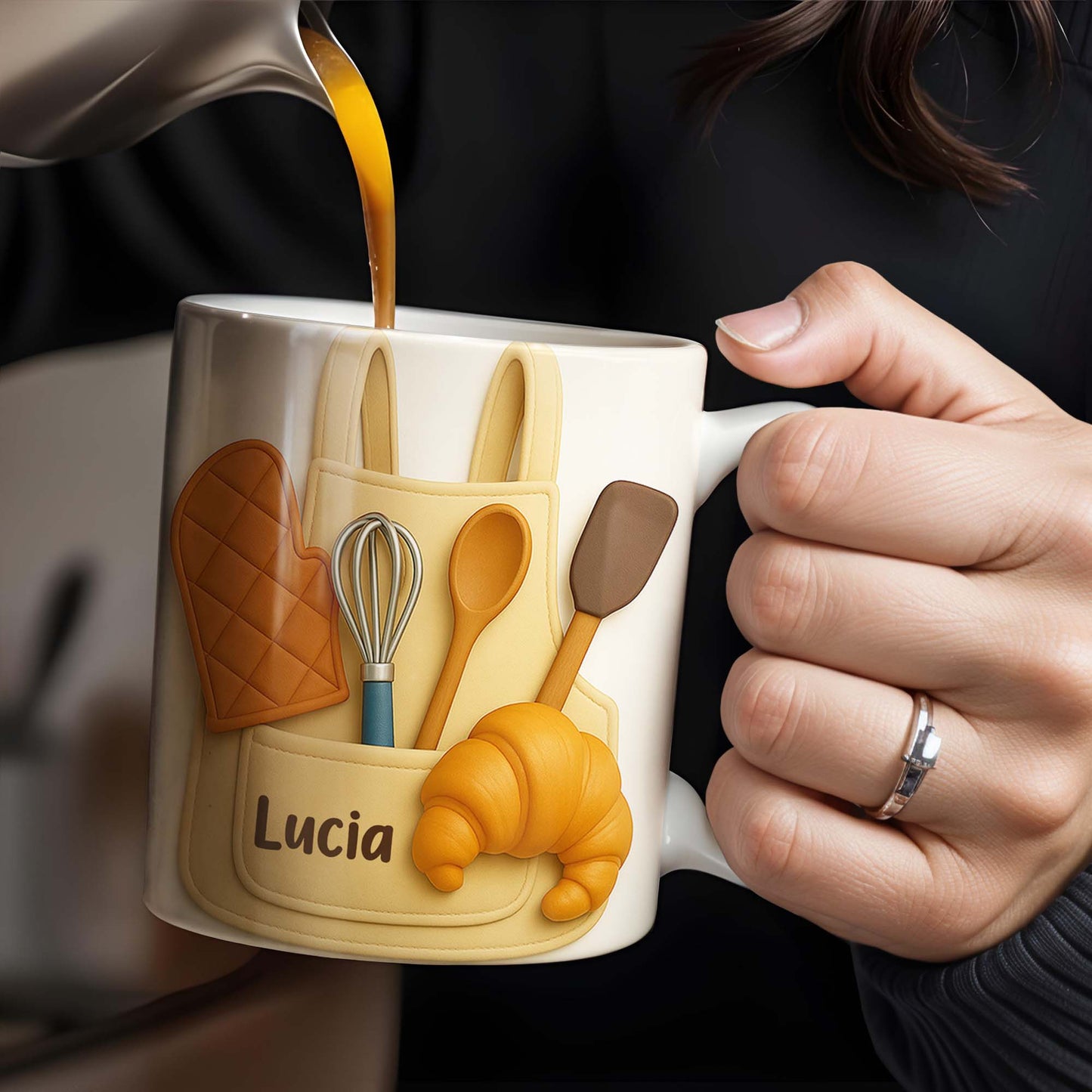 Celebrate Your Passion For Baking With Delightful Kitchen Tools - Personalized Custom Coffee Mug - COOK003_MG