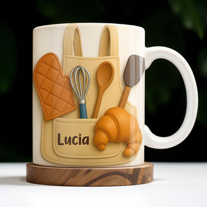 Celebrate Your Passion For Baking With Delightful Kitchen Tools - Personalized Custom Coffee Mug - COOK003_MG