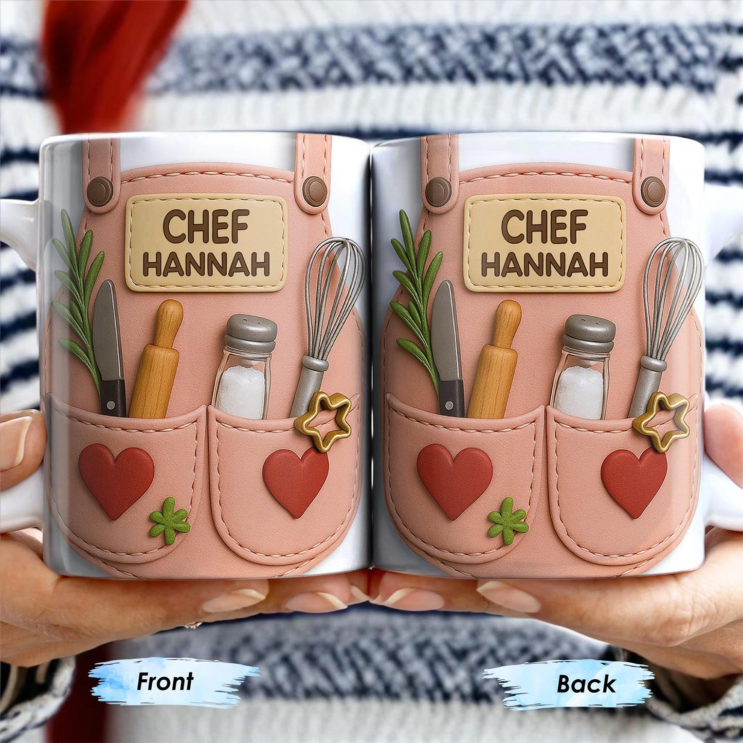Perfect Gift For Passionate Cooks With Cooking Utensils - Personalized Custom Coffee Mug - COOK017_MG