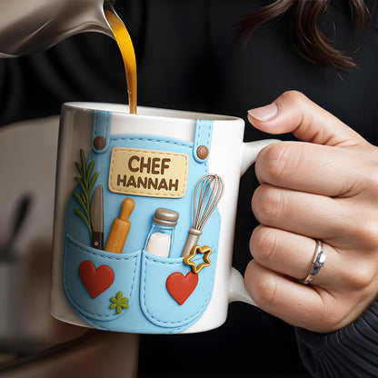 Perfect Gift For Passionate Cooks With Cooking Utensils - Personalized Custom Coffee Mug - COOK017_MG