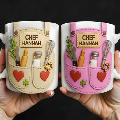 Perfect Gift For Passionate Cooks With Cooking Utensils - Personalized Custom Coffee Mug - COOK017_MG