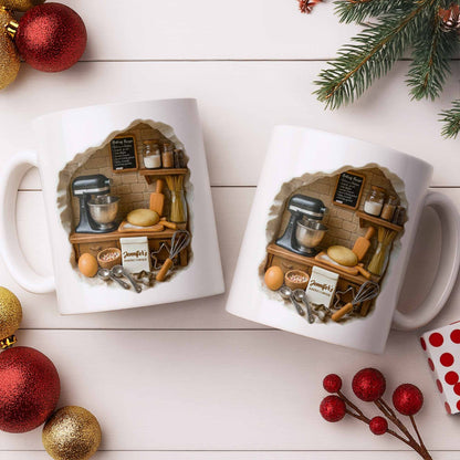 Create Your Own Cozy Baking Corner - Personalized Custom Coffee Mug - COOK026_MG