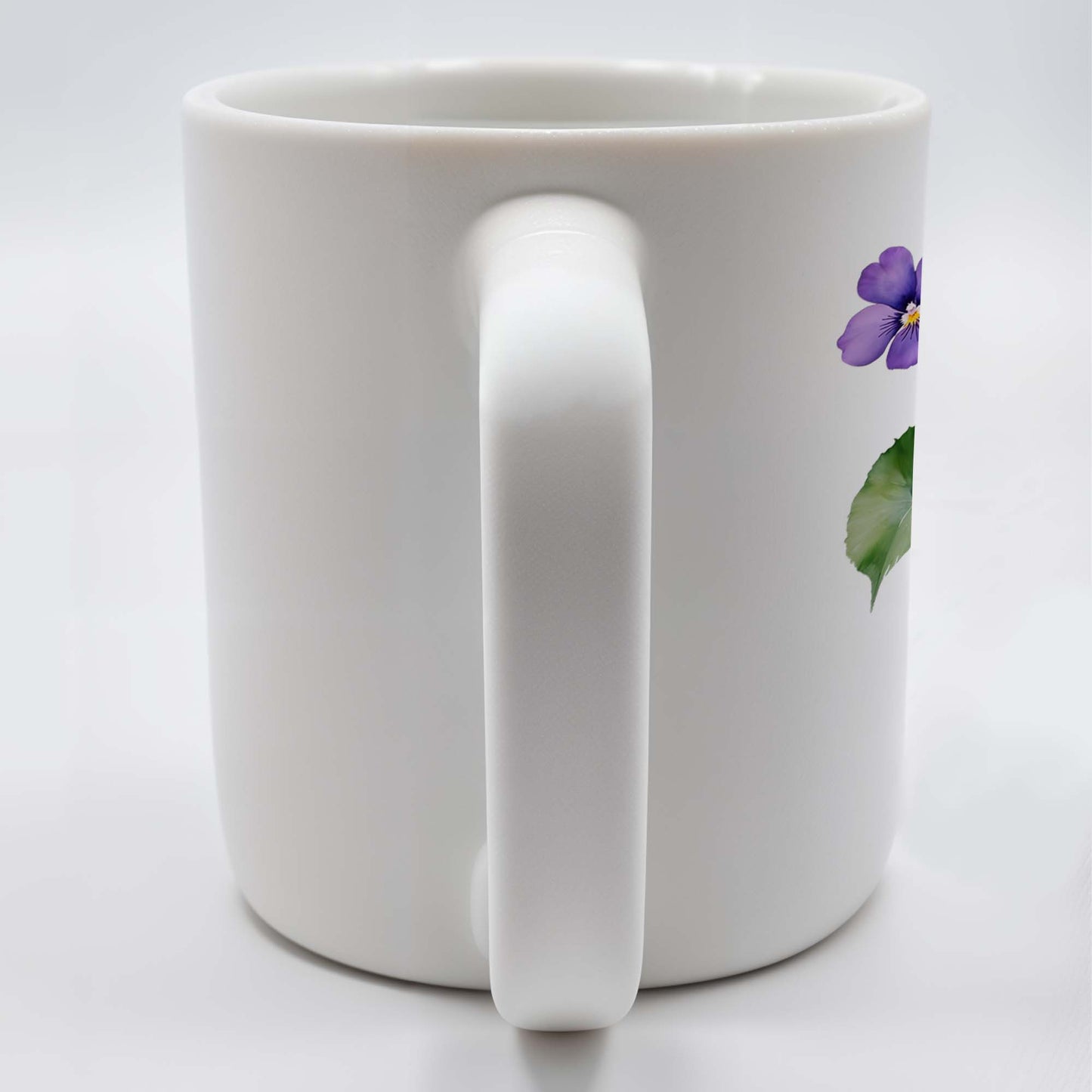 Admire The Beauty Of Pansies Every Morning - Personalized Custom Coffee Mug - CP001_MG
