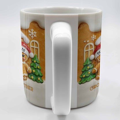 Growing Old Together Gingerbread Couple Design - Personalized Custom Coffee Mug - CPL1001_MG