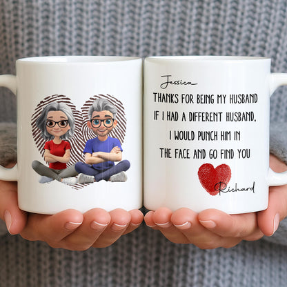 To My Wonderful Grandparents, Love Knows No Distance - Personalized Custom Coffee Mug - CPL1005_MG