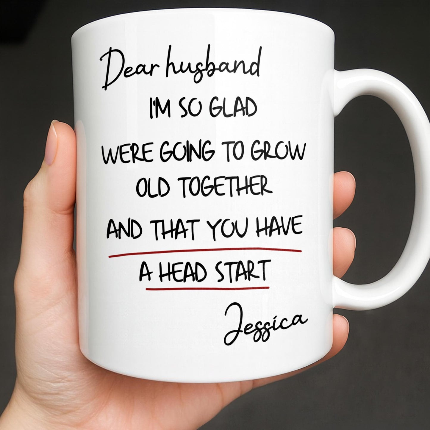 Celebrate Your Special Bond With Custom Cartoon Figures - Personalized Custom Coffee Mug - CPL1018_MG