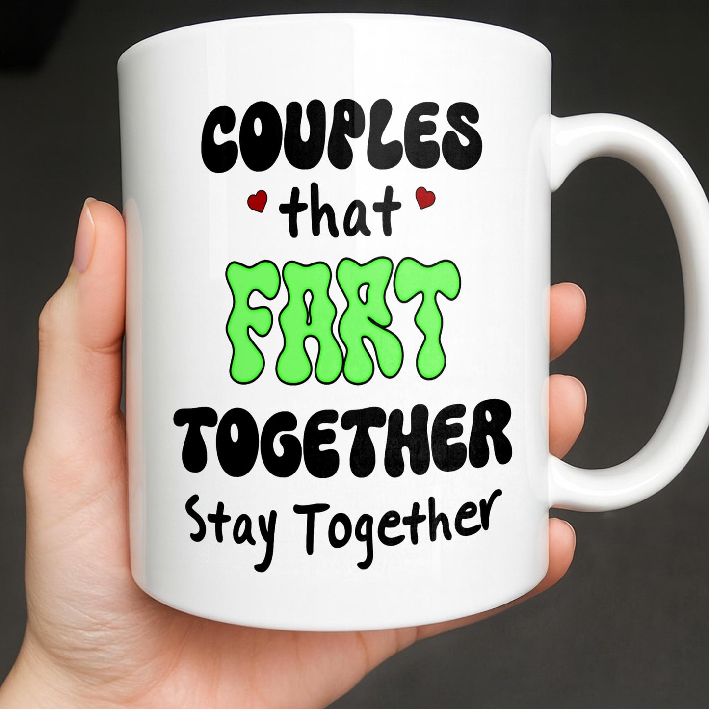 Create Your Personalized Couple Mug With Custom Characters - Personalized Custom Coffee Mug - CPL1033_MG