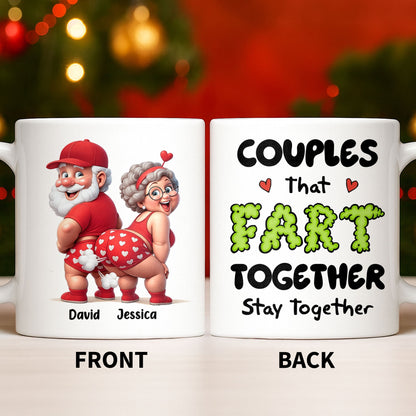 Couples That Fart Together Stay Together - Personalized Custom Coffee Mug - CPL1034_MG