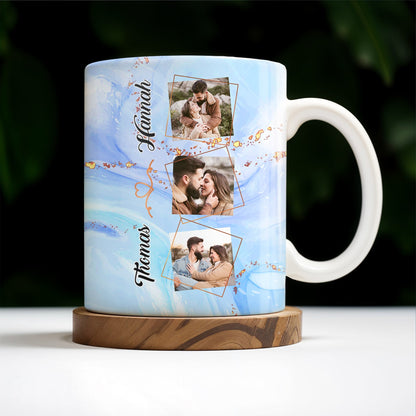 Oh Darling City Lights Bright As Your Eyes, Custom Romantic Mug - Personalized Custom Coffee Mug - CPL103_MG