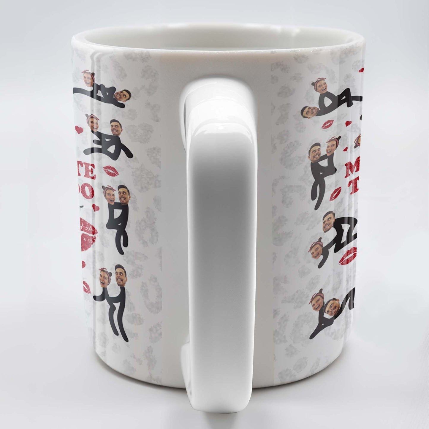 My Favorite Thing To Do Is You, Lips and Hearts Design - Personalized Custom Coffee Mug - CPL104_MG
