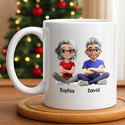 Capture Your Special Moments With A Customizable Couple Design - Personalized Custom Coffee Mug - CPL1056_MG