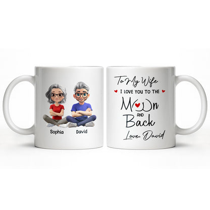 Capture Your Special Moments With A Customizable Couple Design - Personalized Custom Coffee Mug - CPL1056_MG