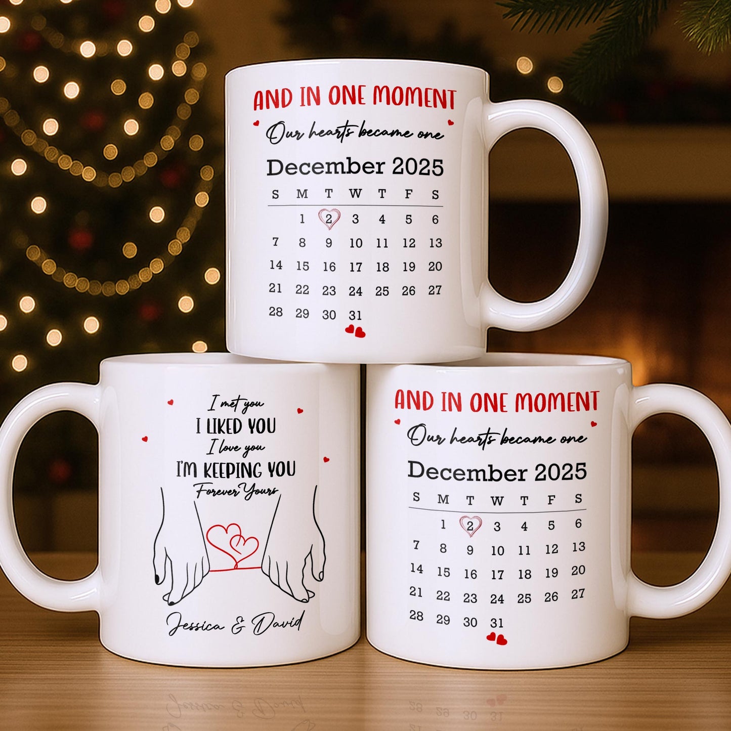 I Met You, I Liked You, Love And Holding Hands - Personalized Custom Coffee Mug - CPL1074_MG
