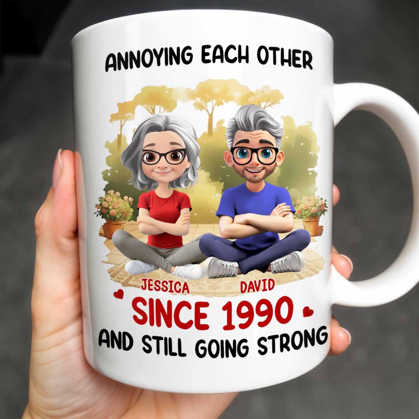 Annoying Each Other And Still Going Strong Coffee Mug - Personalized Custom Coffee Mug - CPL1094_MG