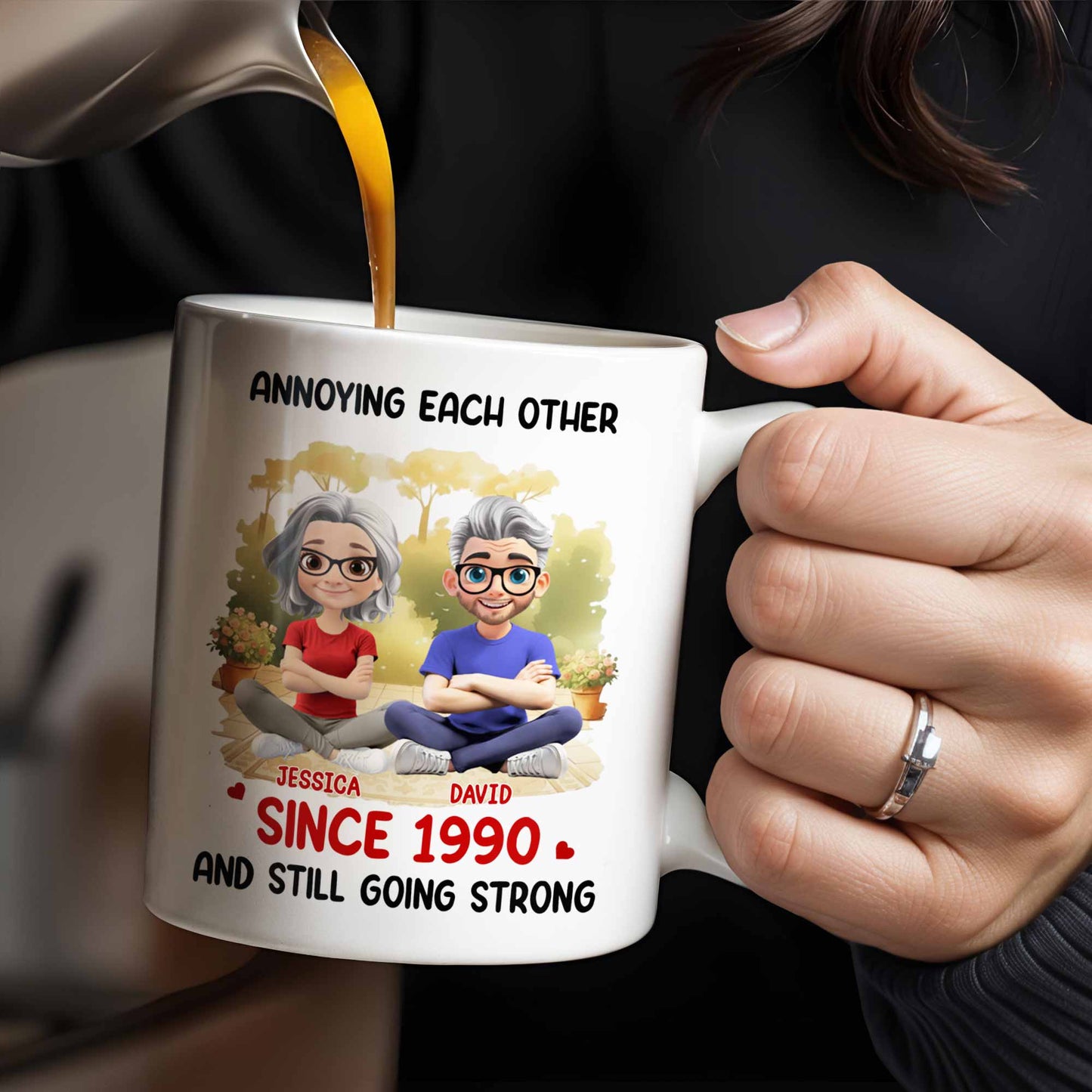 Annoying Each Other And Still Going Strong Coffee Mug - Personalized Custom Coffee Mug - CPL1094_MG
