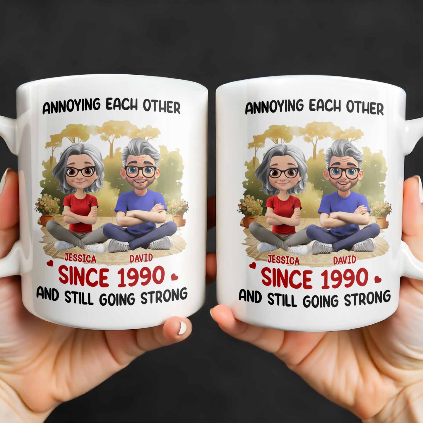 Annoying Each Other And Still Going Strong Coffee Mug - Personalized Custom Coffee Mug - CPL1094_MG
