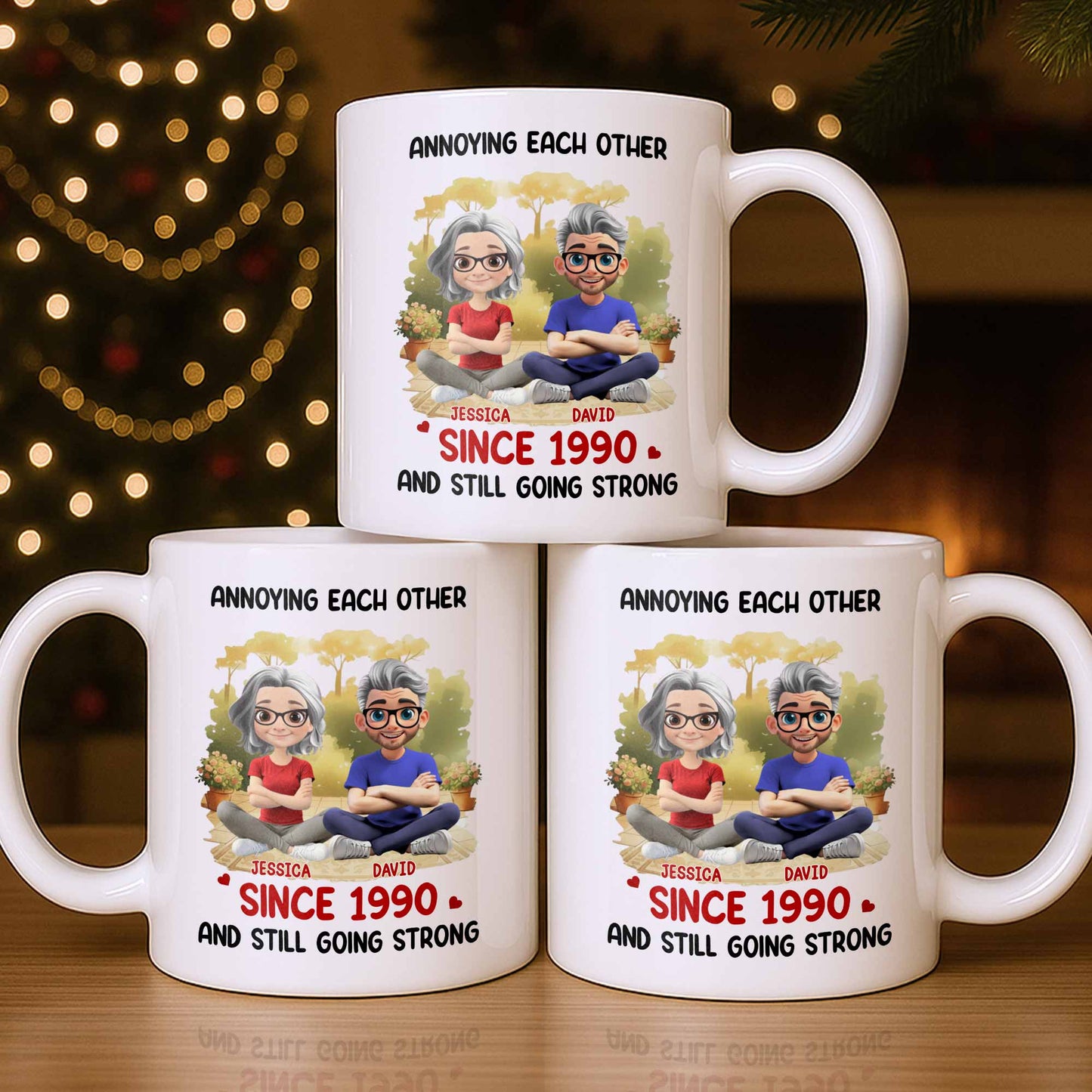 Annoying Each Other And Still Going Strong Coffee Mug - Personalized Custom Coffee Mug - CPL1094_MG