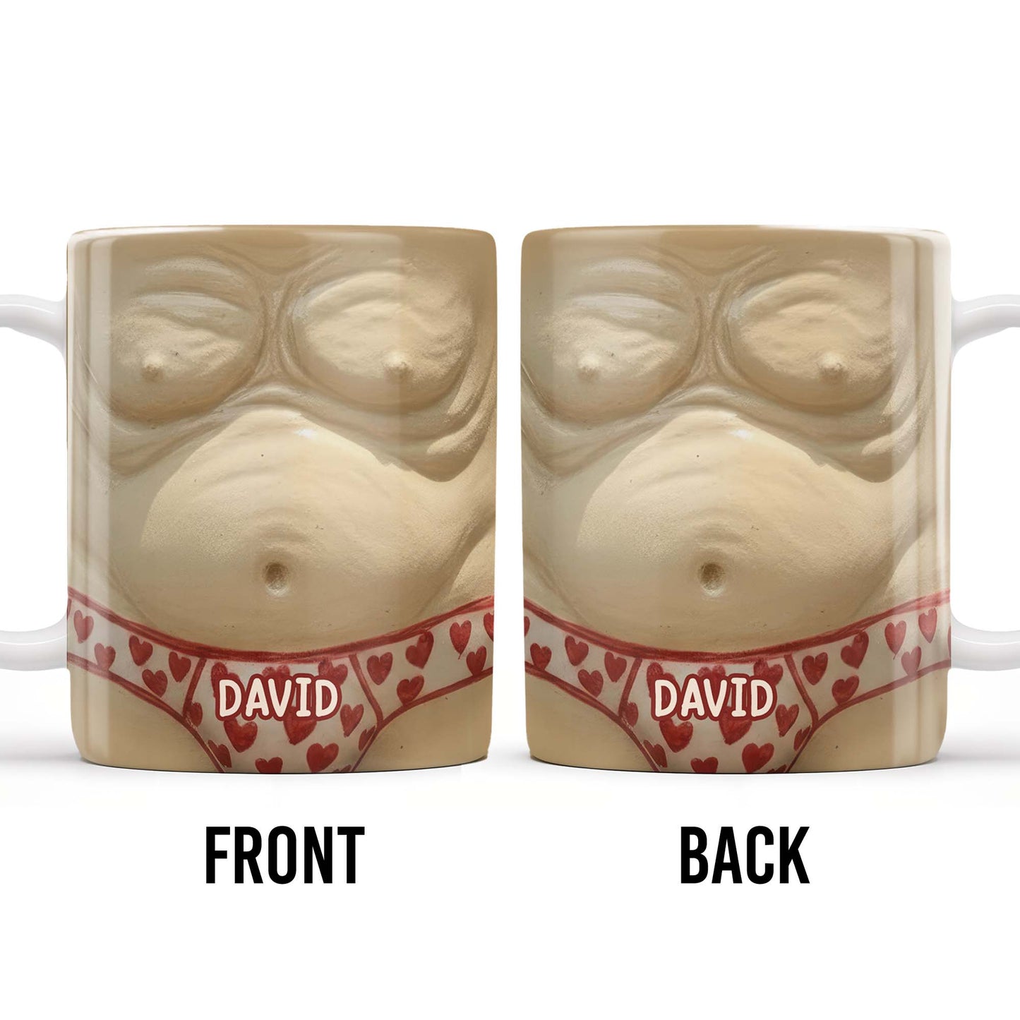 Personalized Couple Body Mug - Personalized Custom Coffee Mug - CPL1124_MG