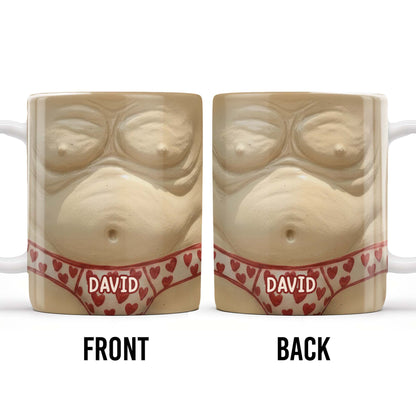 Personalized Couple Body Mug - Personalized Custom Coffee Mug - CPL1124_MG