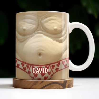 Personalized Couple Body Mug - Personalized Custom Coffee Mug - CPL1124_MG