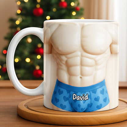 Celebrate Your Love With A Playful Romantic Design - Personalized Custom Coffee Mug - CPL1159_MG