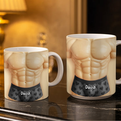 Celebrate Your Love With A Playful Romantic Design - Personalized Custom Coffee Mug - CPL1159_MG