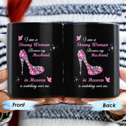 Strong Woman High Heels Memorial Mug - Personalized Custom Coffee Mug - CPL117_MG