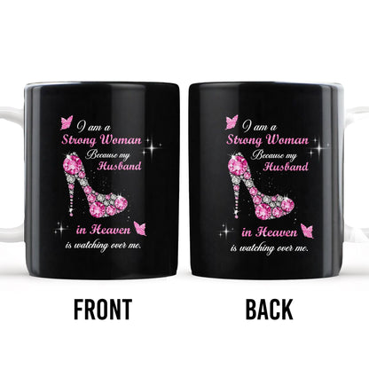 Strong Woman High Heels Memorial Mug - Personalized Custom Coffee Mug - CPL117_MG