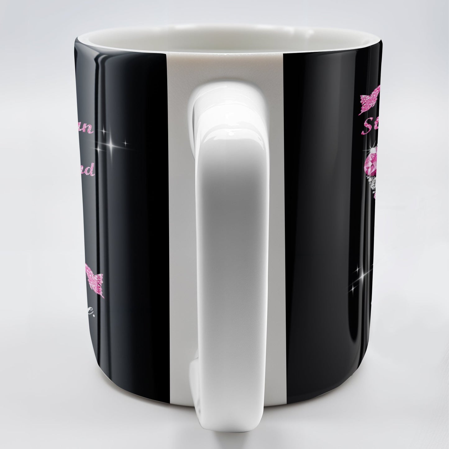 Strong Woman High Heels Memorial Mug - Personalized Custom Coffee Mug - CPL117_MG