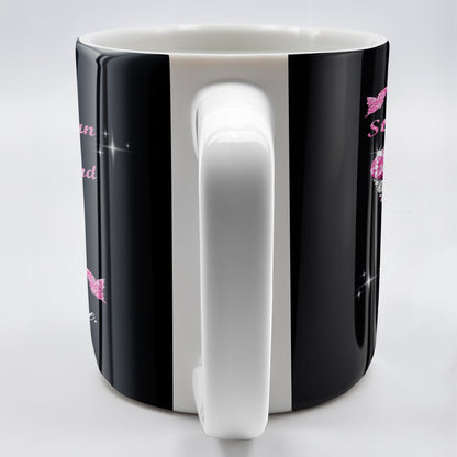 Strong Woman High Heels Memorial Mug - Personalized Custom Coffee Mug - CPL117_MG