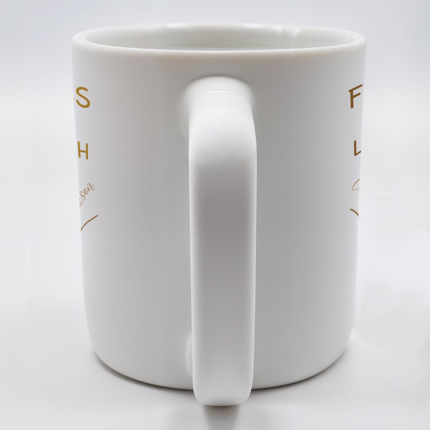 From Our First Kiss Till Our Last Breath, Holding Hands - Personalized Custom Coffee Mug - CPL118_MG