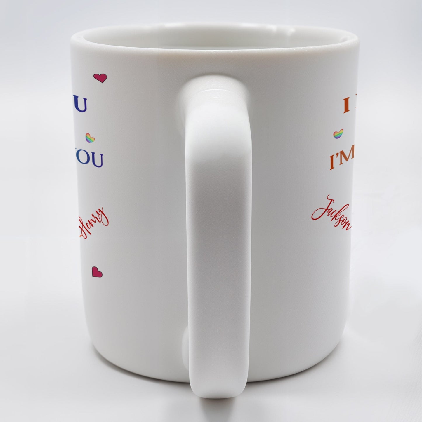 I Met You I Liked You I Loved You Forever Yours Hearts And Hands Mug - Personalized Custom Coffee Mug - CPL126_MG