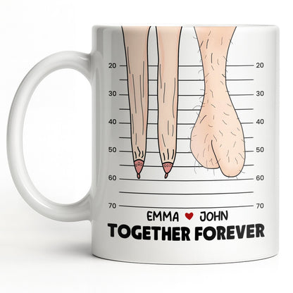 My Love For You Will Never SAG, Mugshot Chart Design - Personalized Custom Coffee Mug - CPL1284_MG