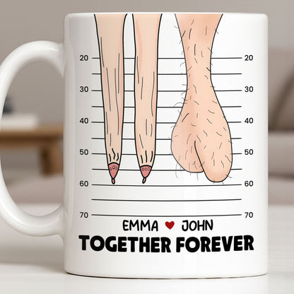 My Love For You Will Never SAG, Mugshot Chart Design - Personalized Custom Coffee Mug - CPL1284_MG