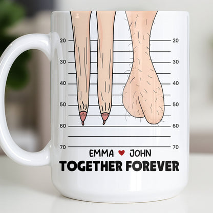 My Love For You Will Never SAG, Mugshot Chart Design - Personalized Custom Coffee Mug - CPL1284_MG