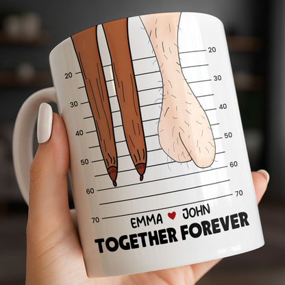 My Love For You Will Never SAG, Mugshot Chart Design - Personalized Custom Coffee Mug - CPL1284_MG