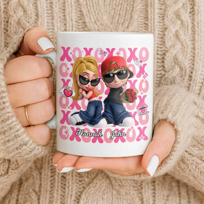 Celebrate Your Special Moments With Adorable Cartoon Figures - Personalized Custom Coffee Mug - CPL1286_MG