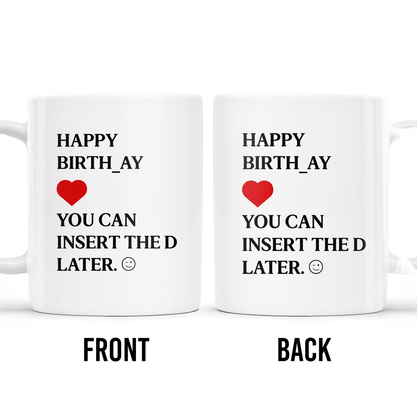 Happy Birthday Special Gift Love Heart - Personalized Custom Coffee Mug - CPL128_MG