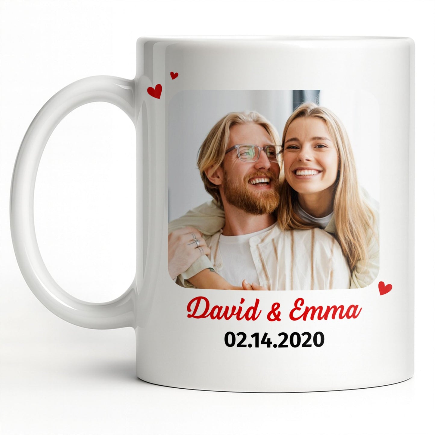 Customize With Your Favorite Photo And Special Date - Personalized Custom Coffee Mug - CPL1328_MG