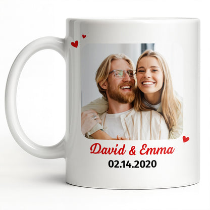 Customize With Your Favorite Photo And Special Date - Personalized Custom Coffee Mug - CPL1328_MG
