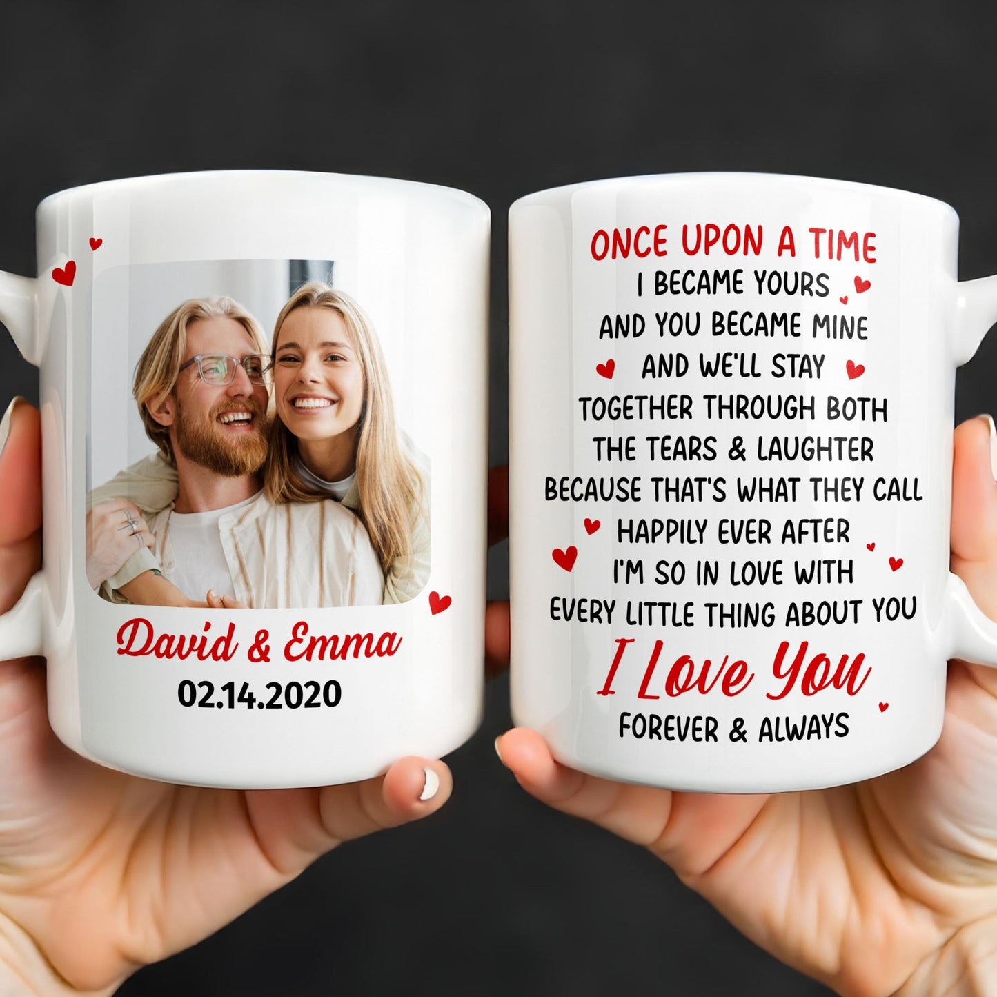 Customize With Your Favorite Photo And Special Date - Personalized Custom Coffee Mug - CPL1328_MG