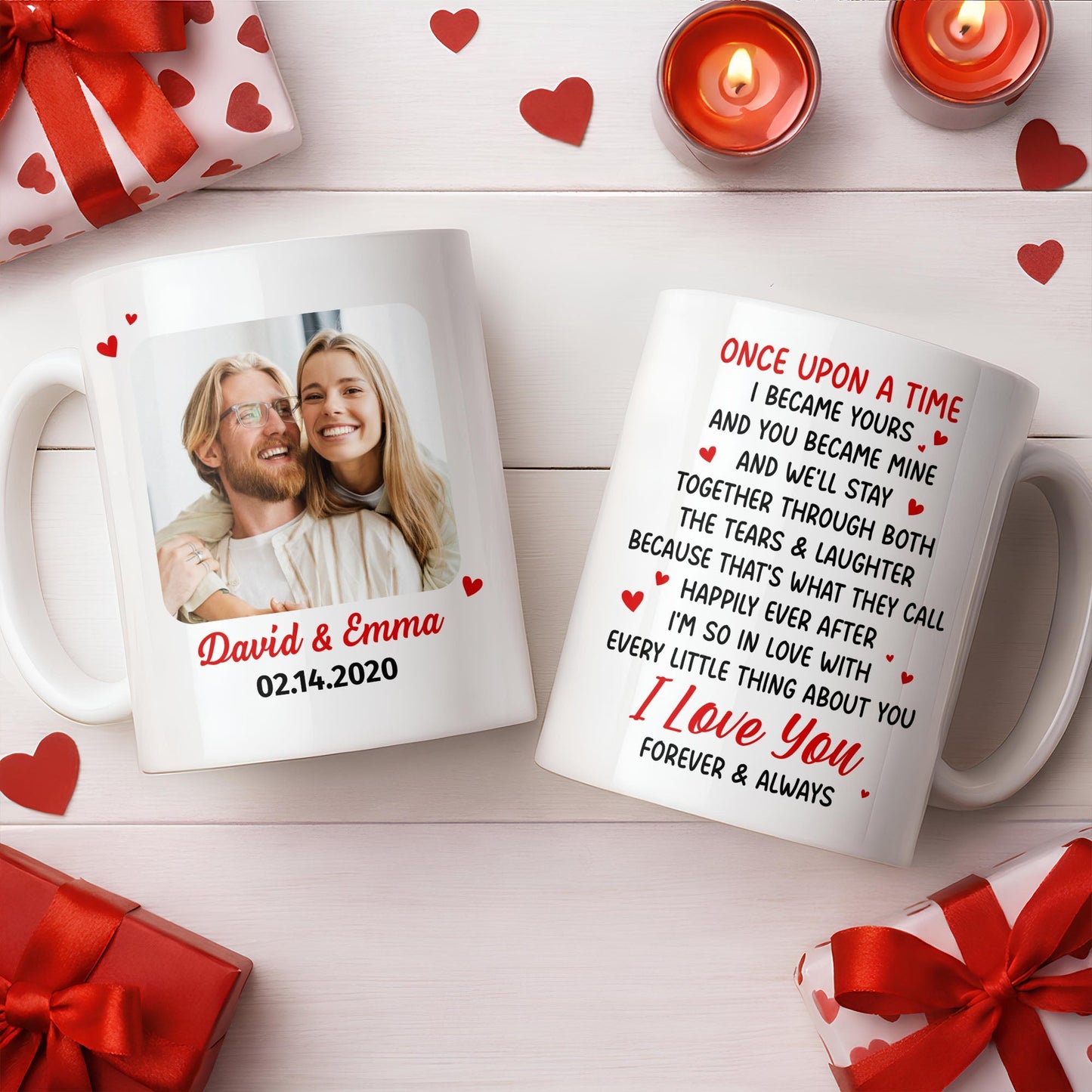 Customize With Your Favorite Photo And Special Date - Personalized Custom Coffee Mug - CPL1328_MG