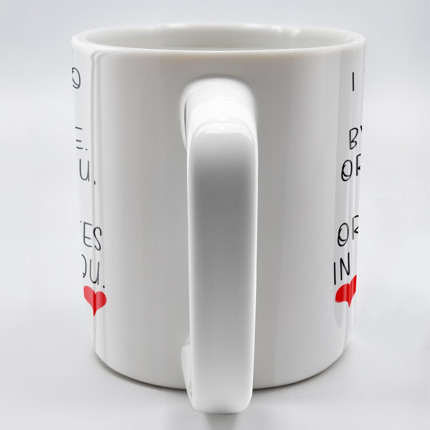 Promise To Always Be By Your Side Romantic Hearts Design - Personalized Custom Coffee Mug - CPL133_MG