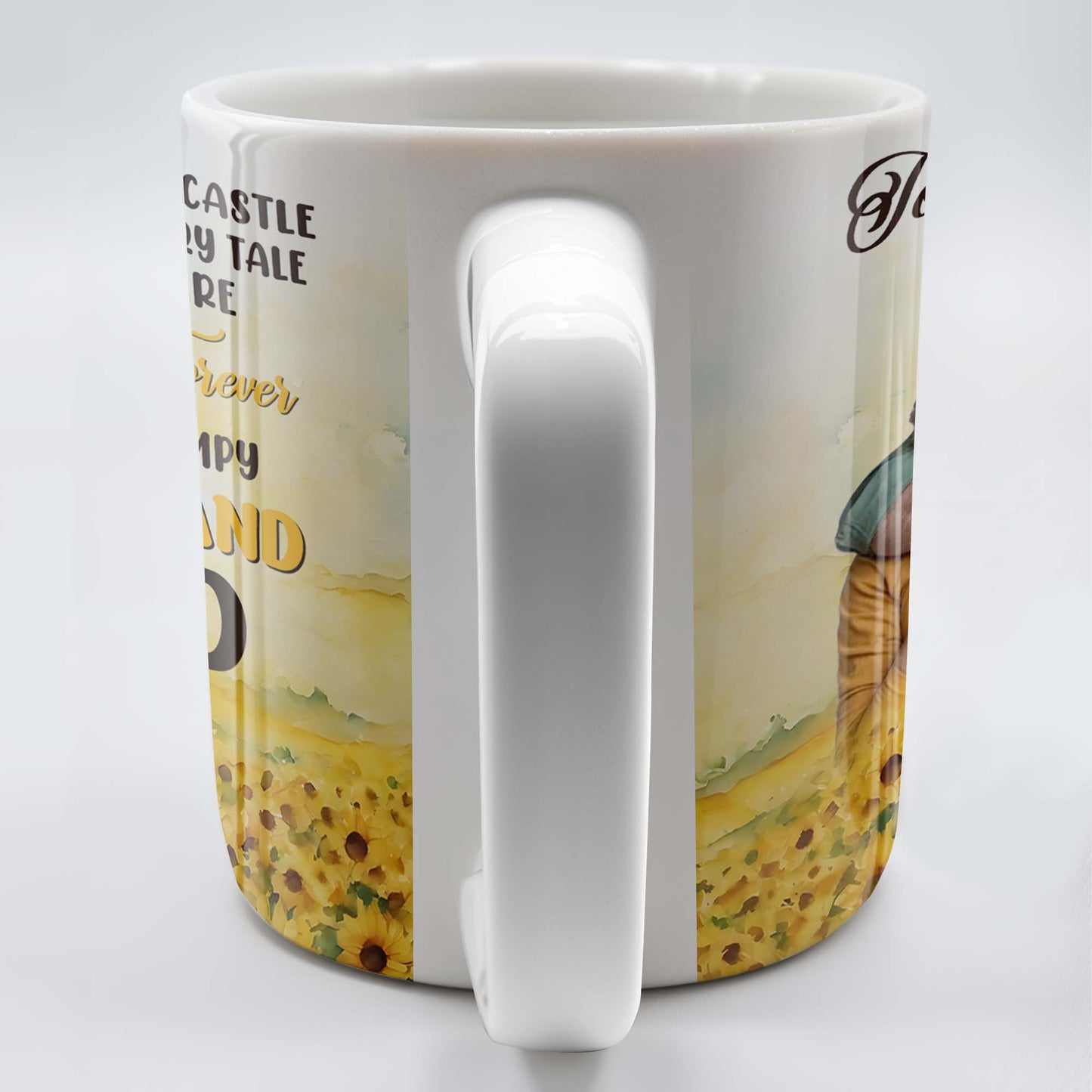 Love Your Grumpy Old Husband, My Queen Forever Mug - Personalized Custom Coffee Mug - CPL146_MG