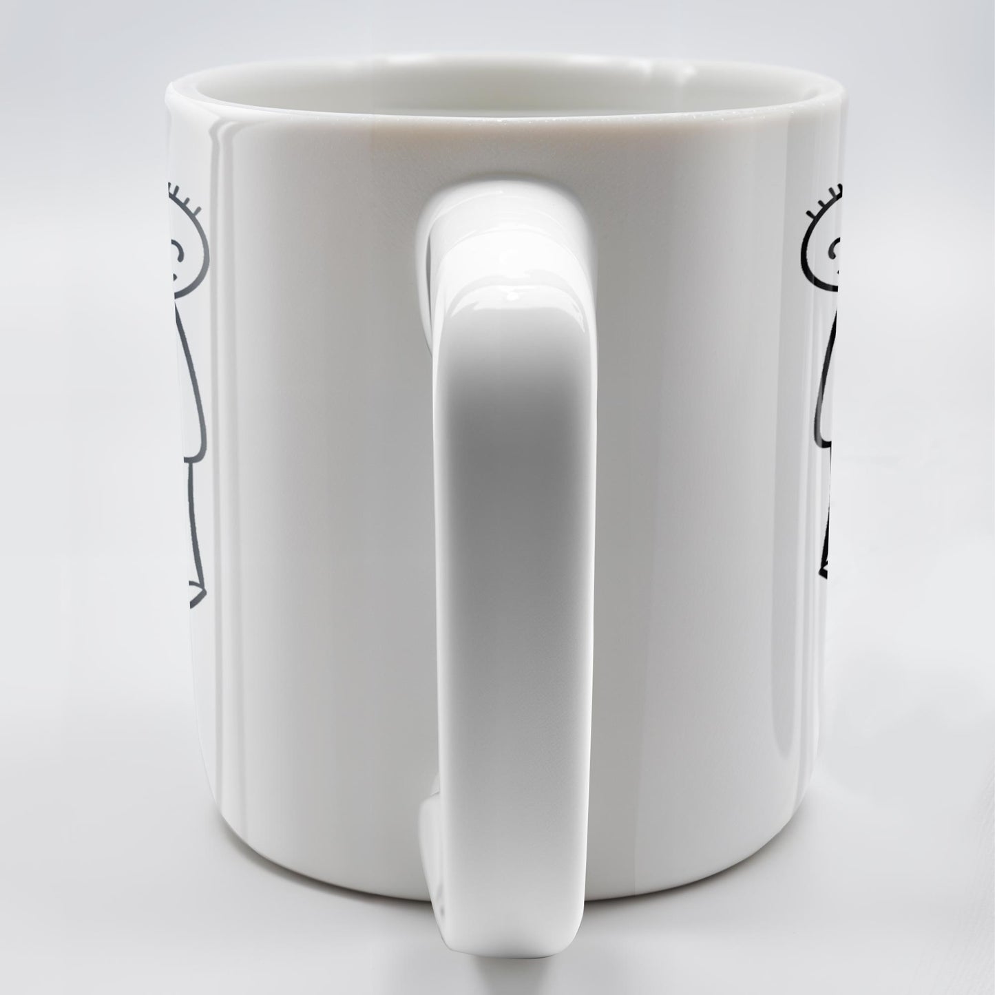 Connecting Hearts Puzzle Heart Design - Personalized Custom Coffee Mug - CPL148_MG