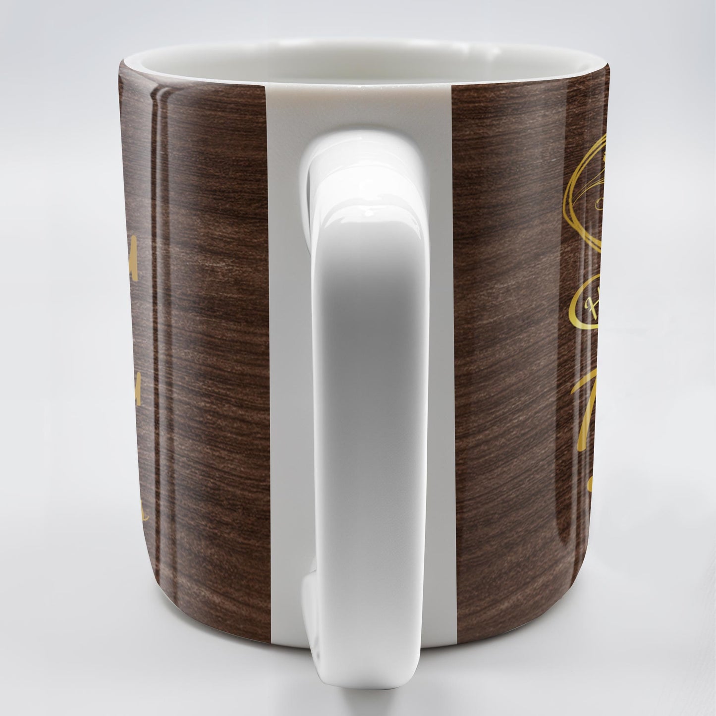 Forever Yours Romantic Heart Quote - Personalized Custom Coffee Mug - CPL152_MG