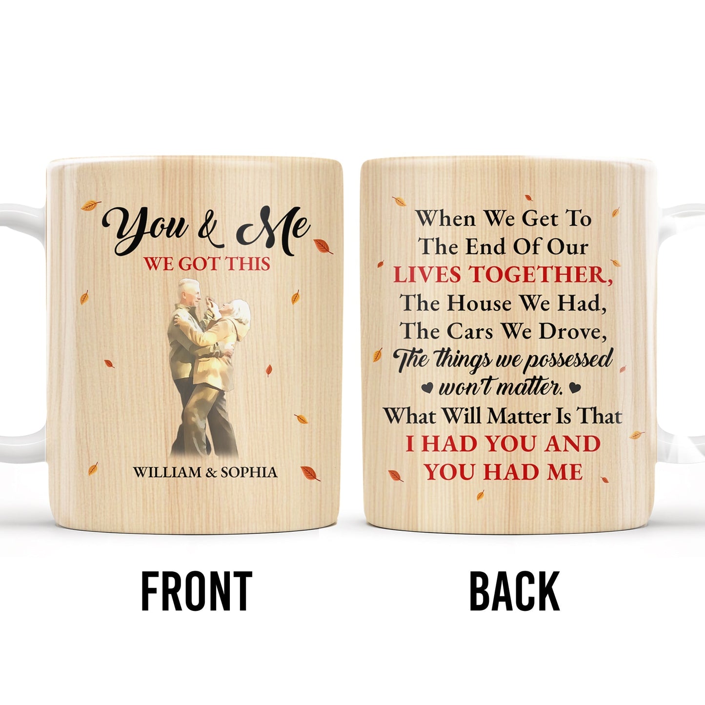 You And Me, We Got This, Couple In Love Design - Personalized Custom Coffee Mug - CPL165_MG